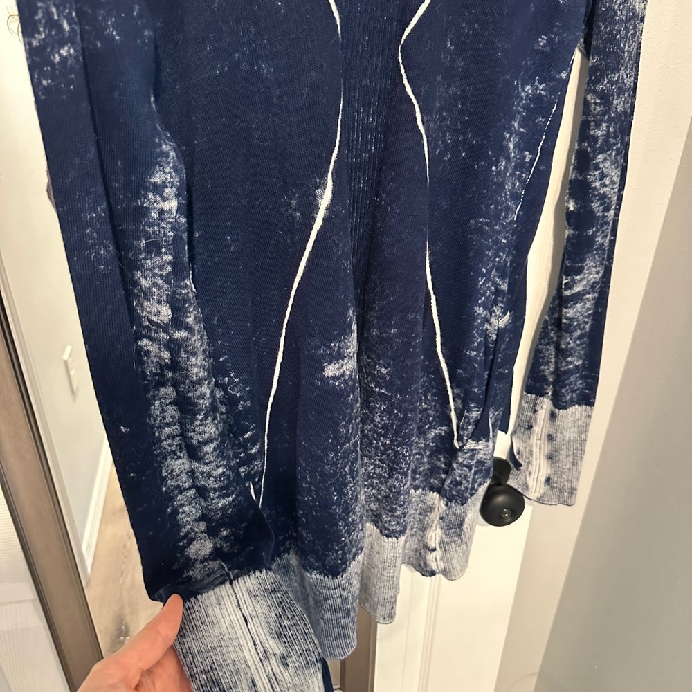 NWOT Blanc Noir Huntress Blue Cardigan Stylish new without tags - Picture 11 of 13